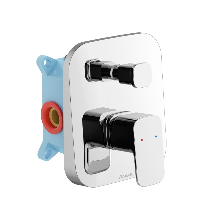 Ravak X070136 - FREE falba süllyeszthető zuhanycsaptelep, fényes króm