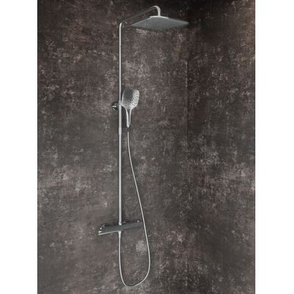 Ravak X070442 - FLAT termosztátos zuhanyszett, fényes króm