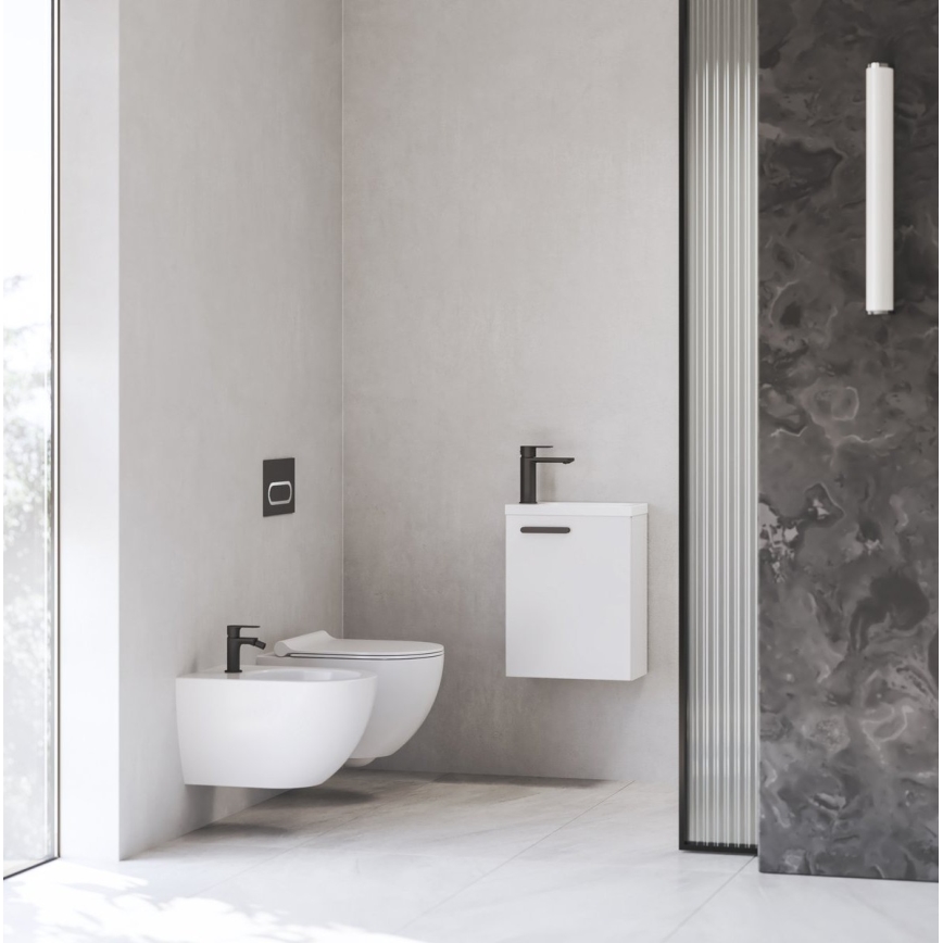 Ravak X070460 - Mosdócsaptelep CHROME 17,7 cm fekete