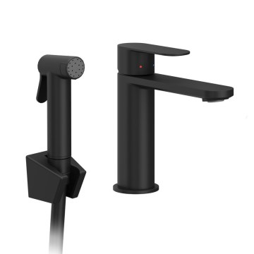 Ravak X070462 - Mosdócsaptelep kézi bidé zuhannyal CHROME fekete