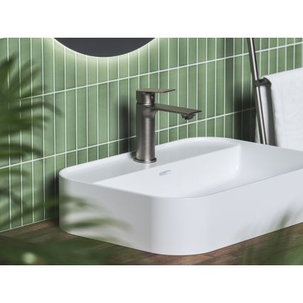 Ravak X070652 - Mosdócsaptelep PLAN 16,8 cm szálcsiszolt grafit