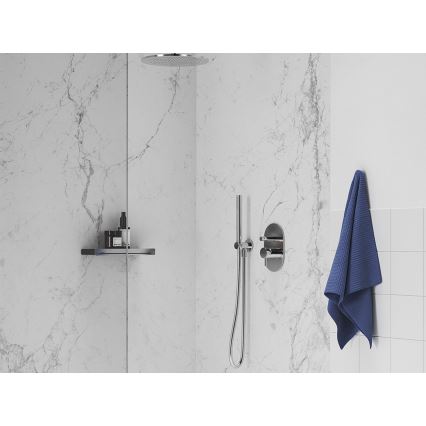 Ravak X07P176 - Műanyag zuhanycső 150 cm fényes króm