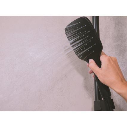 Ravak X07P569 - Fekete, nyomógombos kézi zuhany