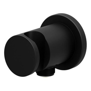 Ravak X07P572 - Zuhanytartó kivezetéssel 7,8x6 cm fekete