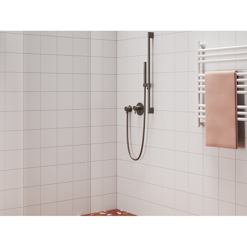 Ravak X07P694 - Kézi zuhany szálcsiszolt grafit