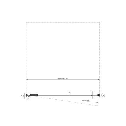 Ravak X0VV70A00Z1 - COOL 90x195 cm zuhanyajtó, fényes króm