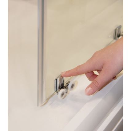 Ravak X1LM70300Z1 - négyrészes sarokkabin BLIX SLIM 90x90 cm fekete