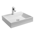 Ravak XJO01250000 - Falra szerelhető NATURAL mosdó 50x45 cm, öntött márvány/fehér