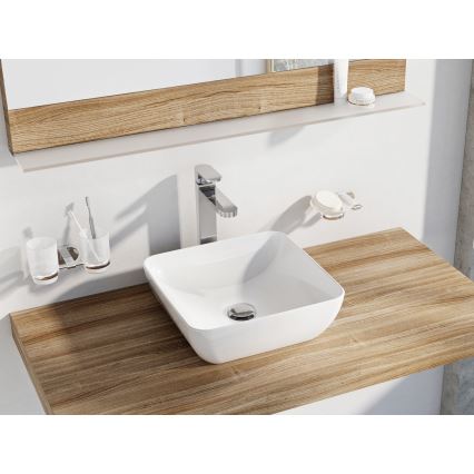 Ravak XJX01138001 - ráépíthető mosdó UNI SLIM 38x38 cm kerámia/fehér