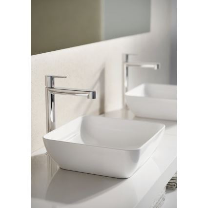 Ravak XJX01138001 - ráépíthető mosdó UNI SLIM 38x38 cm kerámia/fehér