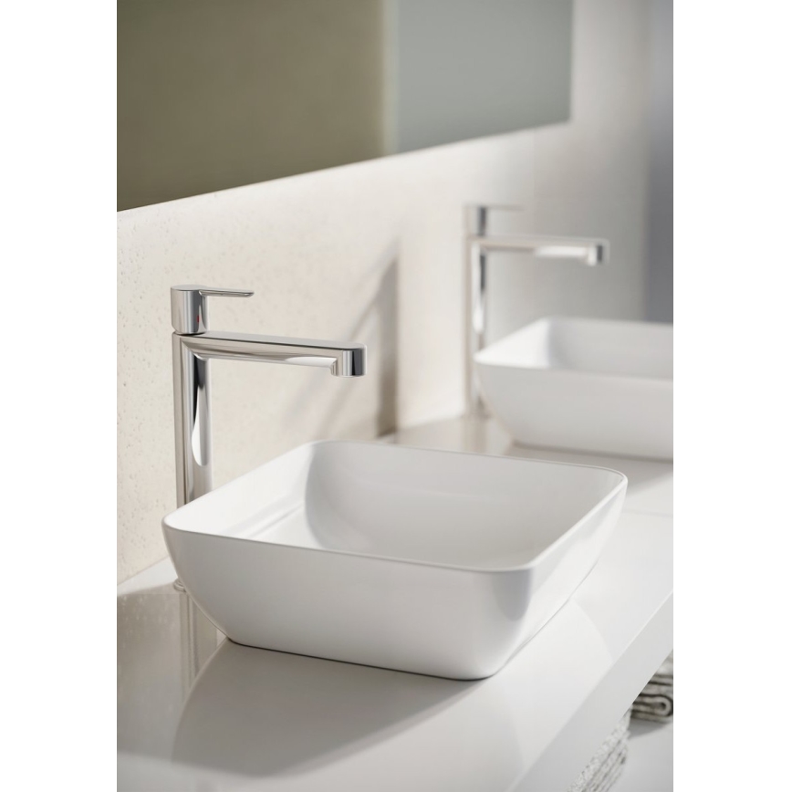Ravak XJX01138001 - ráépíthető mosdó UNI SLIM 38x38 cm kerámia/fehér