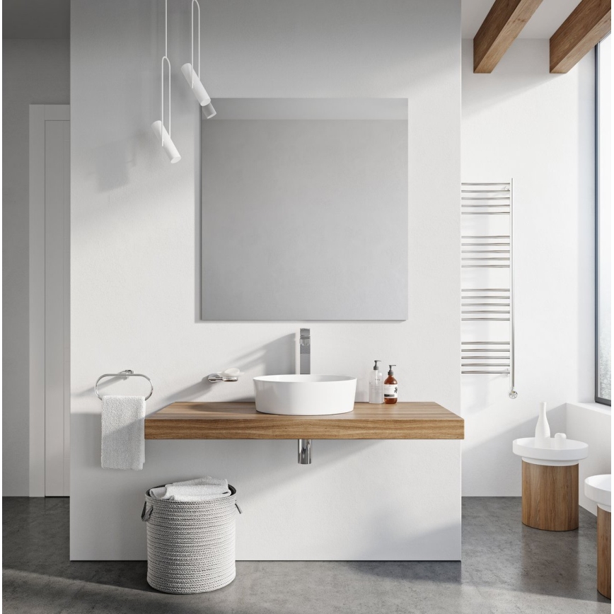 Ravak XJX01140002 - UNI SLIM ráépíthető mosdó, átm. 40 cm, kerámia/fehér