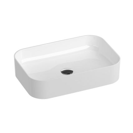 Ravak XJX01155002 - Ráépíthető mosdó CERAMIC SLIM 55x37 cm kerámia/fehér