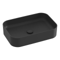 Ravak XJX0D155001 - Munkalapra helyezhető mosdó CERAMIC SLIM 55x37 cm kerámia/fekete