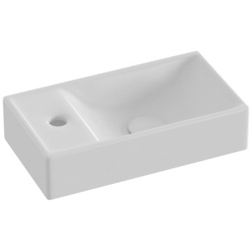 Ravak XJXL1240000 - VEDA függesztett mosdó 40,8x22,2 cm kerámia/fehér