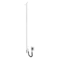 RAY fürdőszobai törölközőszárító 25W/230V 110x30 cm IP44 rozsdamentes acél/fehér