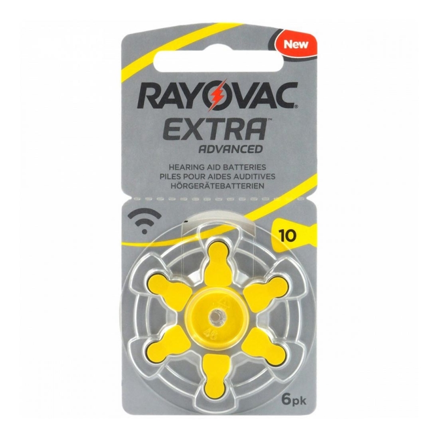 Rayovac - 6 db Elemek hallókészülékbe 10 1,45V