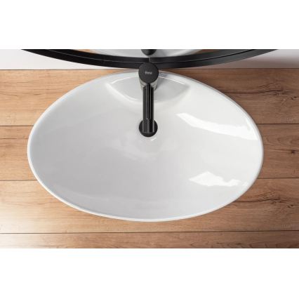 REA-00692 - Mosdó munkalapra ROSA 44x66 cm kerámia/fényes fehér