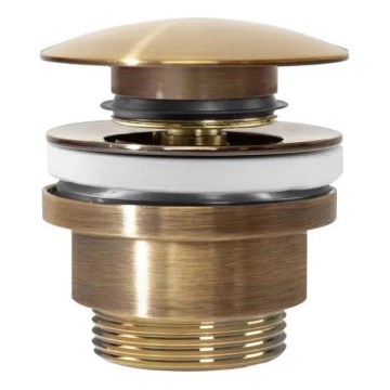 REA-A8110 - CLICK-CLACK mosdóleeresztő, átmérő 6,4 cm, arany