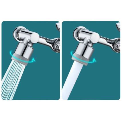 REA-B0660 - Forgatható perlátor mosdócsaphoz, fényes króm