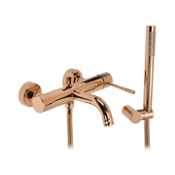 REA-B0980 - Kádcsaptelep szett LUNGO DIAMOND réz