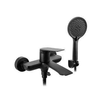 REA-B1128 - Fürdőkád szett AVALON fekete