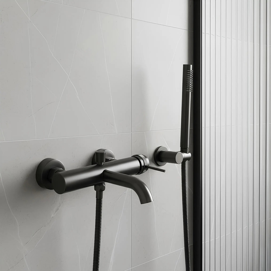 REA-B2352 - LUNGO fürdőkád-szett titán