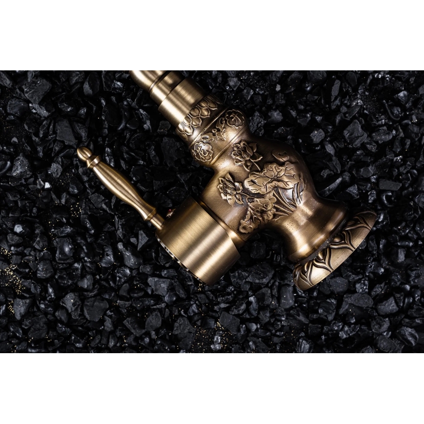 REA-B2500 - VENICE mosdócsaptelep, 32 cm, szálcsiszolt arany