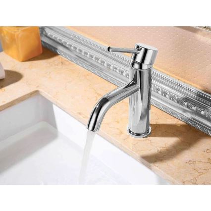 REA-B4101 - LUNGO mosdócsaptelep, 16,5 cm, fényes króm