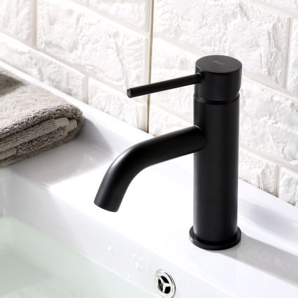 REA-B4102 - LUNGO mosdócsaptelep, 16,5 cm, fekete