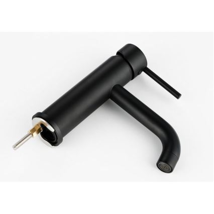 REA-B4102 - LUNGO mosdócsaptelep, 16,5 cm, fekete