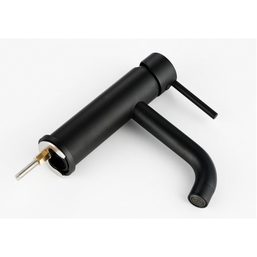 REA-B4102 - LUNGO mosdócsaptelep, 16,5 cm, fekete