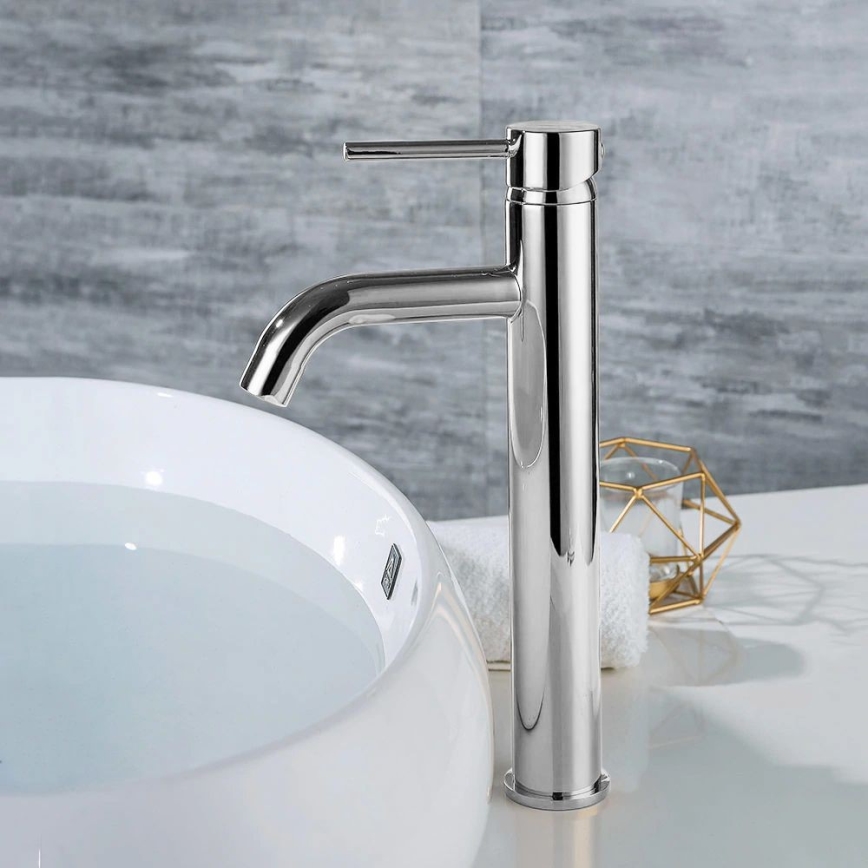 REA-B4104 - LUNGO mosdócsaptelep, 28 cm, fényes króm