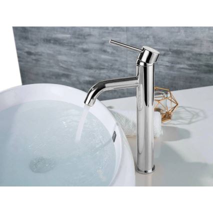 REA-B4104 - LUNGO mosdócsaptelep, 28 cm, fényes króm