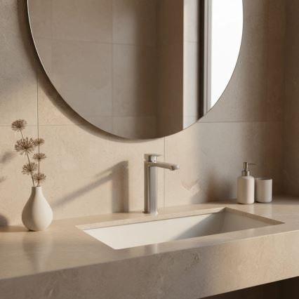 REA-B4588 - Mosdó csaptelep ARLO 30 cm, nikkelezett