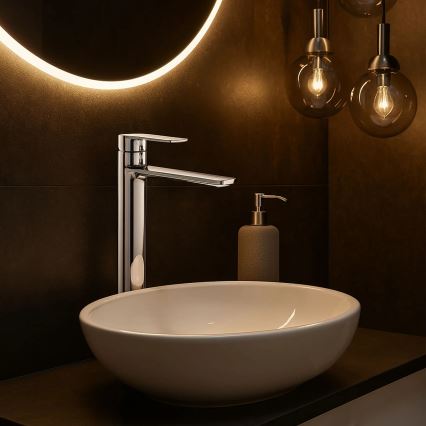 REA-B6203 - Mosdócsaptelep STORM 29,5 cm, fényes króm