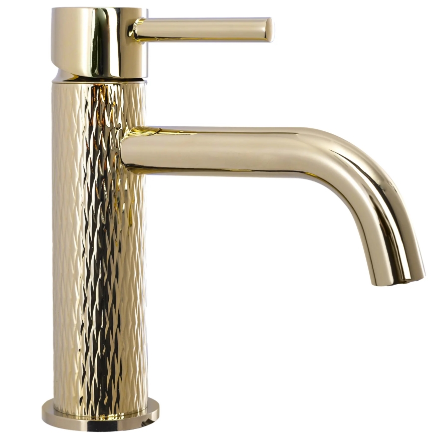 REA-B6322 - Mosdócsaptelep LUNGO ART 16,5 cm arany
