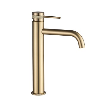 REA-B6896 - Mosdócsaptelep LUNGO 28 cm szálcsiszolt arany