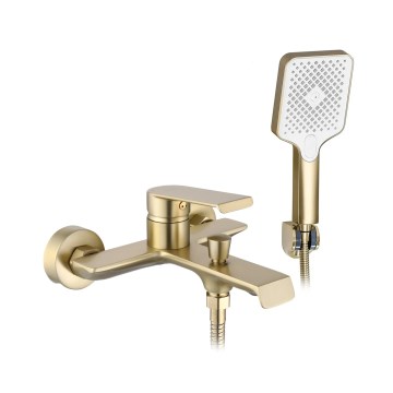 REA-B7100 - HASS fürdőkád szett, szálcsiszolt arany