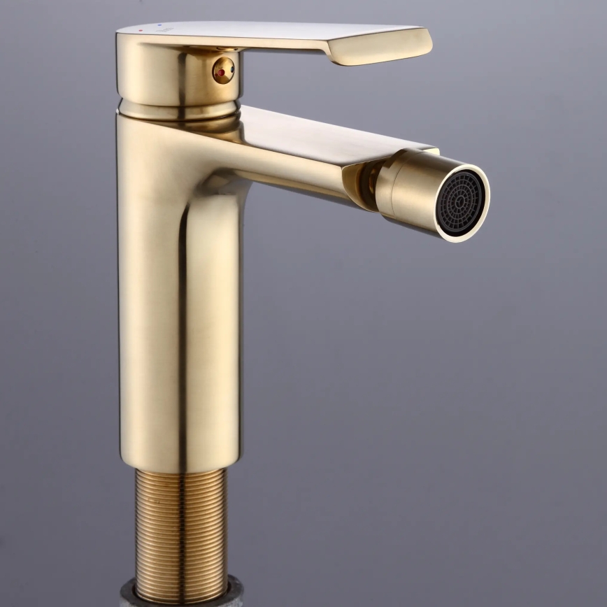 REA-B9970 - HASS bidé csaptelep, 14,5 cm, szálcsiszolt arany