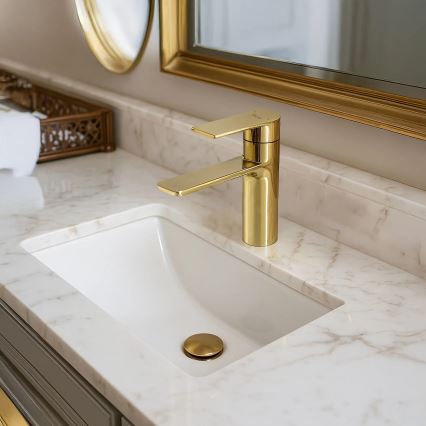 REA-B9981 - STORM mosdócsaptelep 15 cm arany