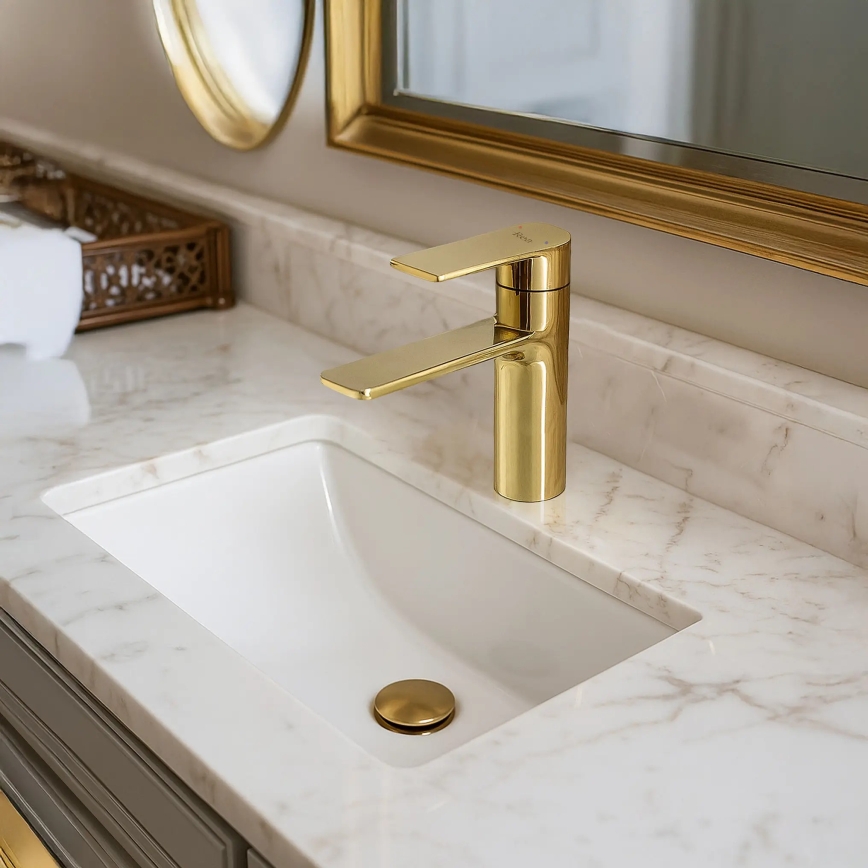 REA-B9981 - STORM mosdócsaptelep 15 cm arany