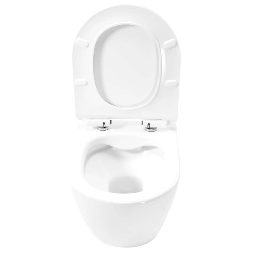REA-C1400 - Fali WC ülőkével CARTER RIMLESS kerámia/fehér