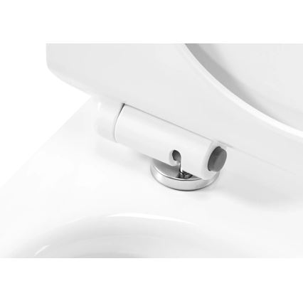 REA-C1400 - Fali WC ülőkével CARTER RIMLESS kerámia/fehér