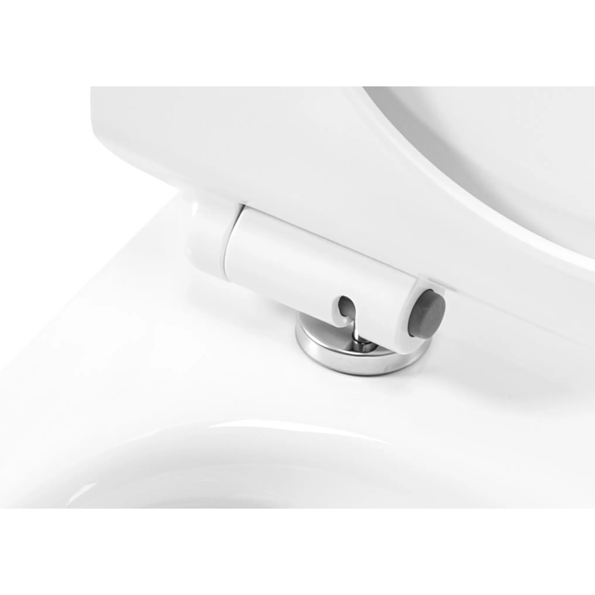 REA-C1400 - Fali WC ülőkével CARTER RIMLESS kerámia/fehér