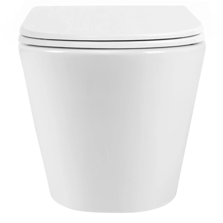 REA-C6800 - TITO TORNADO RIMLESS fali WC ülőkével, kerámia/fehér