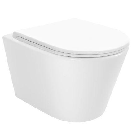 REA-C6800 - TITO TORNADO RIMLESS fali WC ülőkével, kerámia/fehér