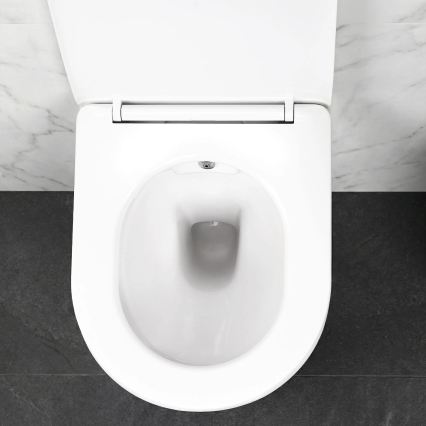 REA-C9701 - Fali WC bidé zuhannyal CARLO LUX kerámia/fehér