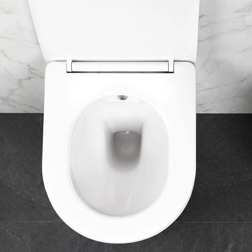 REA-C9701 - Fali WC bidé zuhannyal CARLO LUX kerámia/fehér