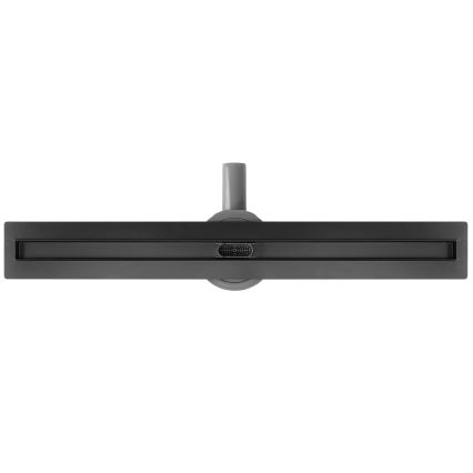 REA-G2710 - lefolyócsatorna NEOX SLIM 80 cm rozsdamentes acél/fekete